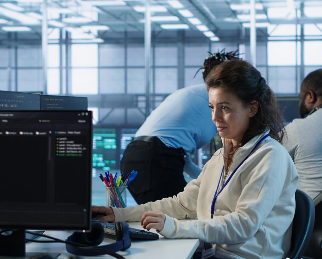 computer-scientist-working-high-tech-server-hub_482257-124060